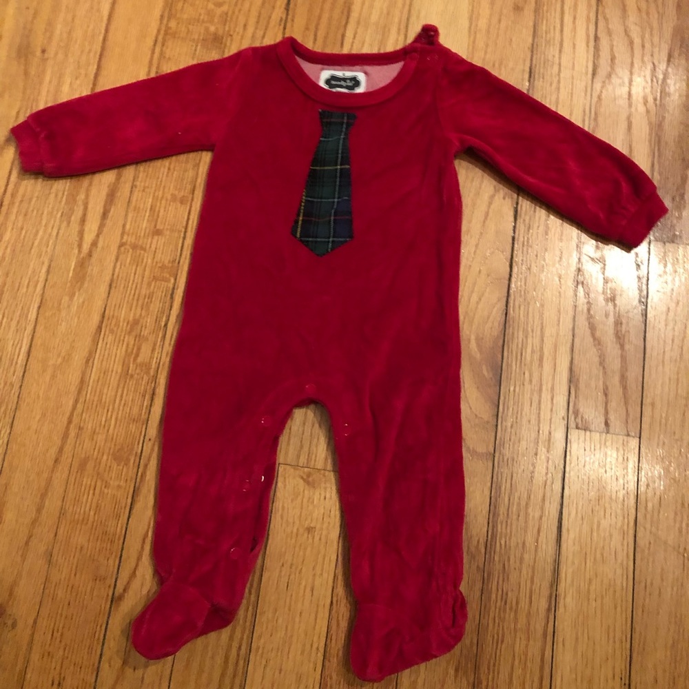 Infant Mudpie Christmas Romper